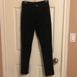 Black high rise BDG jeans